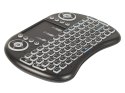 84-253# Klawiatura bezprzewodowa 2,4ghz miniks-2 +touchpad