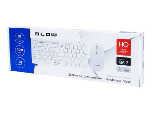 85-466# KLAWIATURA+MYSZ RADIOWA 2,4GHZ BLOW KM-2 85-466# KLAWIATURA+MYSZ RADIOWA 2,4GHZ BLOW KM-2
