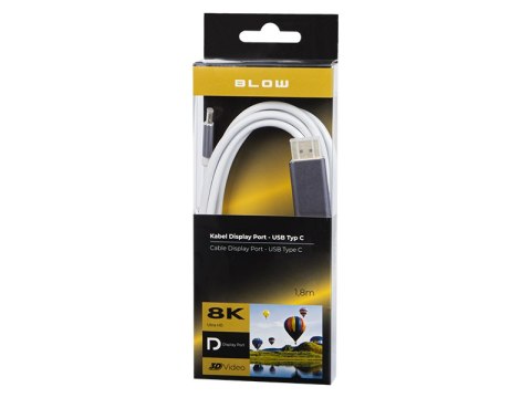 92-026# PRZYŁĄCZE DIS PLAY PORT - USB-C 1,8M` 92-026# PRZYŁĄCZE DIS PLAY PORT - USB-C 1,8M`