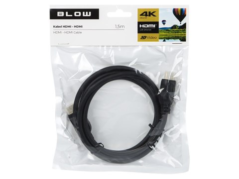92-661# Przyłącze hdmi-hdmi 1.5m 4k hq zawieszka 92-661# Przyłącze hdmi-hdmi 1.5m 4k hq zawieszka