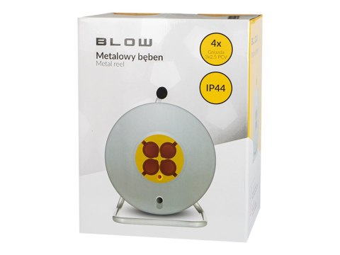 98-099# BĘBEN METALOWY 4 GNIAZDA I P44 98-099# BĘBEN METALOWY 4 GNIAZDA I P44