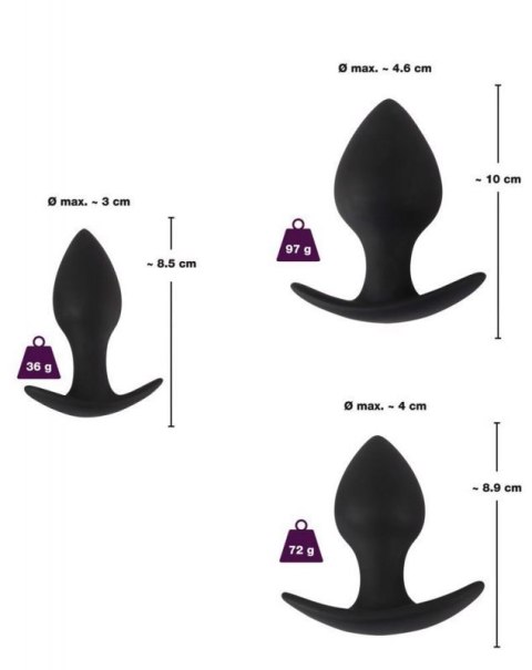 Black Velvets Anal trainer set Black Velvets Anal trainer set