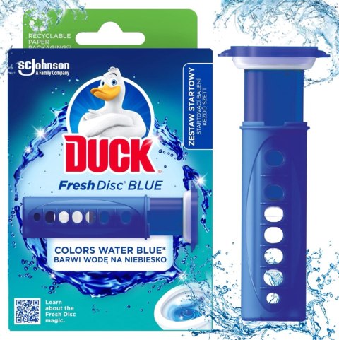 Duck Fresh Discs Blue - Żelowy Krążek Do Toalety 36ml + Aplikator Duck Fresh Discs Blue - Żelowy Krążek Do Toalety 36ml + Aplikator