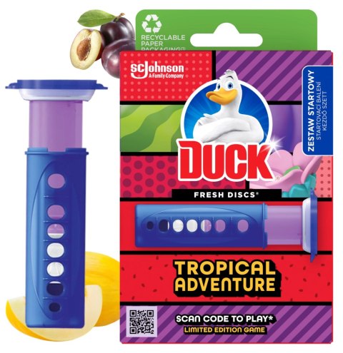 Duck Fresh Discs Tropical Adventure - Żelowy Krążek Do Toalety 36ml + Aplikator Duck Fresh Discs Tropical Adventure - Żelowy Krążek Do Toalety 36ml + Aplikator