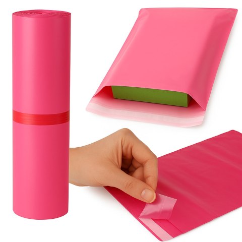 Foliopaki Kurierskie Różowe 200x300mm - 1000 szt.