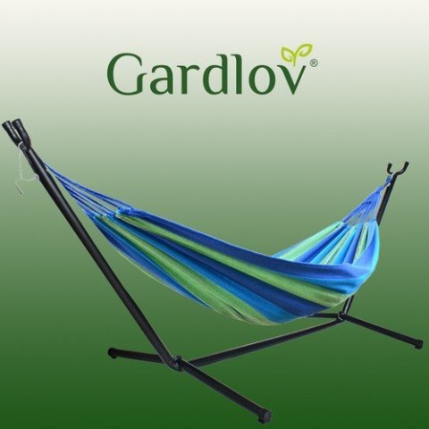 Hamak ogrodowy 200x150cm ze stelażem Hamak ogrodowy 200x150cm ze stelażem