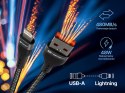 KABEL TRACER USB A - LIGHTNING 1M BK
