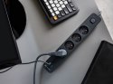 LISTWA ZASILAJĄCA ANTY PRZE PIĘCIOWA TRACER POWER LINE+ MOBILE READY 1.5 M (4 GNIAZDA + 1x USB A+ 1x TY PE C, PD18W)