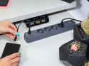 LISTWA ZASILAJĄCA ANTY PRZE PIĘCIOWA TRACER POWER LINE+ MOBILE READY 1.5 M (4 GNIAZDA + 1x USB A+ 1x TY PE C, PD18W)