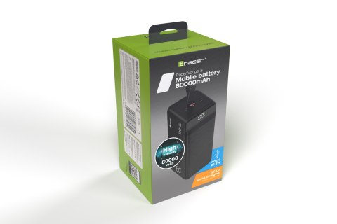 POWER BANK TRACER VOUGE-8 80000MAH QC+PD22.5W POWER BANK TRACER VOUGE-8 80000MAH QC+PD22.5W