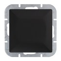 Przycisk dzwonek p/t Pearl, 10A, 250V, WP-6/7P, czarny