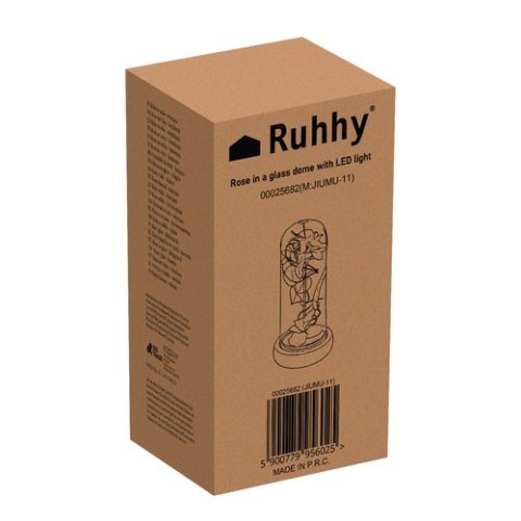Róża w szkle- świecąca Ruhhy 25682 Róża w szkle- świecąca Ruhhy 25682