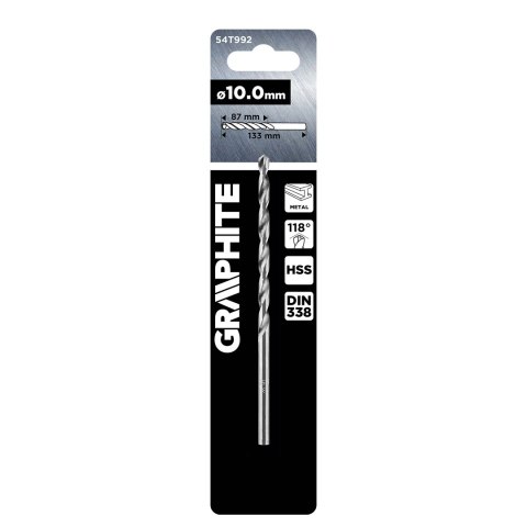 WIERTŁO DO METALU HSS, DIN 338, 10 MM WIERTŁO DO METALU HSS, DIN 338, 10 MM