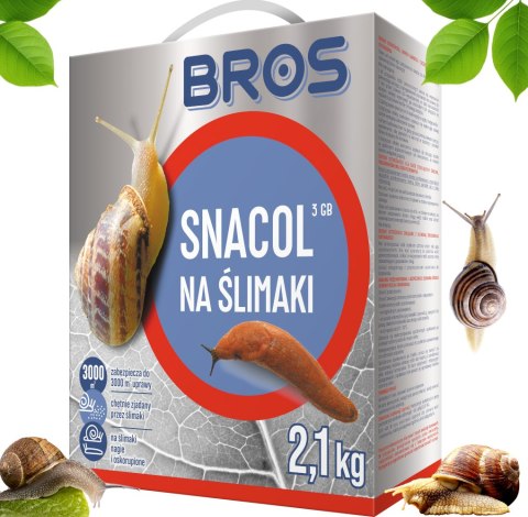 BROS - Snacol 3GB zwalcza ślimaki 2,1kg BROS - Snacol 3GB zwalcza ślimaki 2,1kg