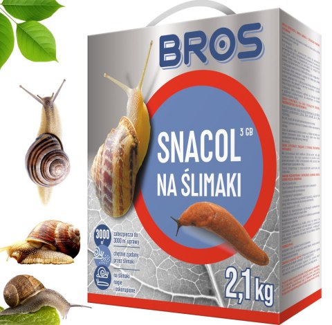 BROS - Snacol 3GB zwalcza ślimaki 2,1kg BROS - Snacol 3GB zwalcza ślimaki 2,1kg