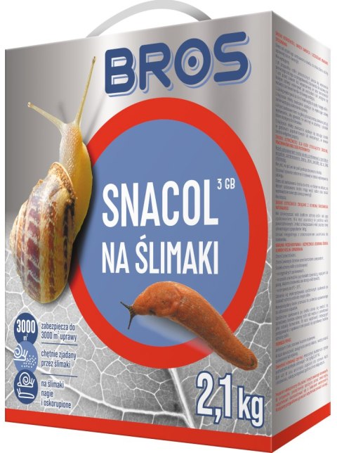 BROS - Snacol 3GB zwalcza ślimaki 2,1kg BROS - Snacol 3GB zwalcza ślimaki 2,1kg