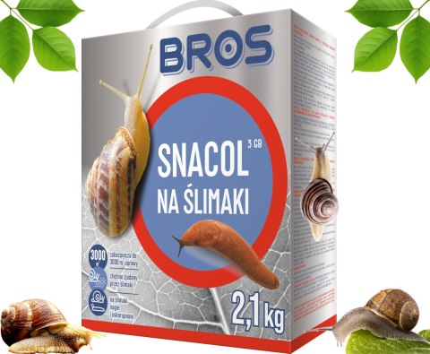 BROS - Snacol 3GB zwalcza ślimaki 2,1kg BROS - Snacol 3GB zwalcza ślimaki 2,1kg