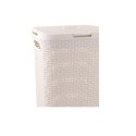 Kosz na bieliznę Curver Natural Style 40L kremowy