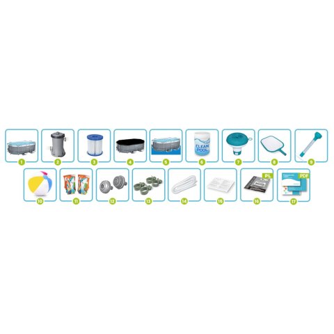 BASEN OGRODOWY STELAŻOWY 305 X 200 X 84 ĆM 17W1 BESTWAY 5614A + MASZYNKA DO BANIEK GRATIS BASEN OGRODOWY STELAŻOWY 305 X 200 X 84 ĆM 17W1 BESTWAY 5614A + MASZYNKA DO BANIEK GRATIS