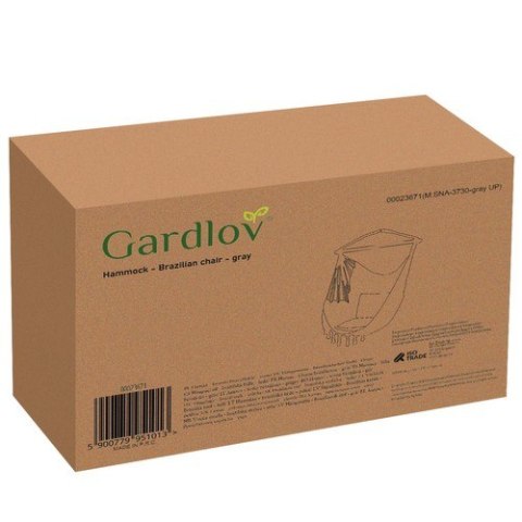 Hamak - krzesło brazylijskie szare Gardlov 23671 Hamak - krzesło brazylijskie szare Gardlov 23671