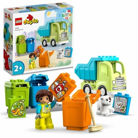 Klocki LEGO DUPLO Town Ciężarówka Recyklingowa P4 10987 Klocki LEGO DUPLO Town Ciężarówka Recyklingowa P4 10987