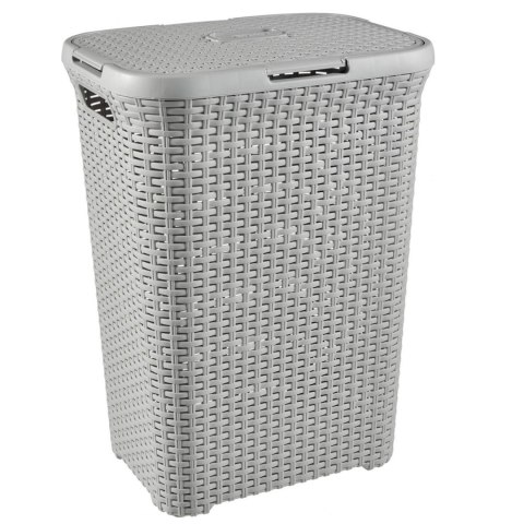 Kosz na bieliznę Curver Natural Style 60L jasny sz Kosz na bieliznę Curver Natural Style 60L jasny sz
