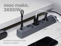LISTWA ZASILAJĄCA ANTY PRZE PIĘCIOWA TRACER POWER LINE+ MOBILE READY 1.5 M (4 GNIAZDA + 1x USB A+ 1x TY PE C, PD18W)
