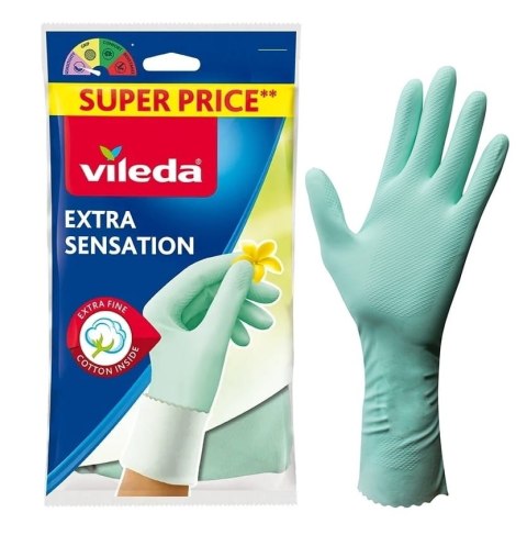 Rękawice Vileda Extra Sensation (8 - M) Rękawice Vileda Extra Sensation (8 - M)