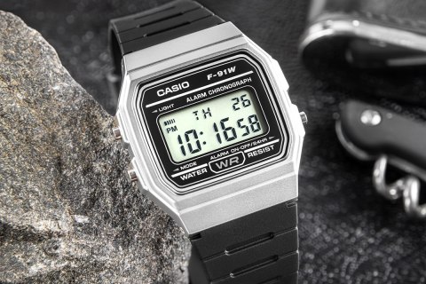 Zegarek Męski CASIO F-91WM-7ADF + BOX Zegarek Męski CASIO F-91WM-7ADF + BOX