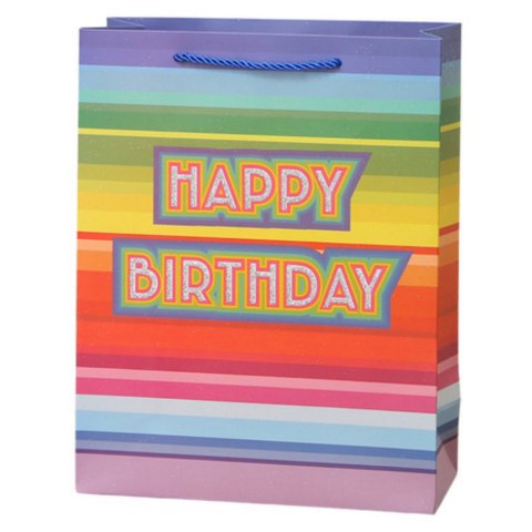 Torba Prezentowa Urodzinowa Happy Birthday 23 x 18 x 10cm Torba Prezentowa Urodzinowa Happy Birthday 23 x 18 x 10cm