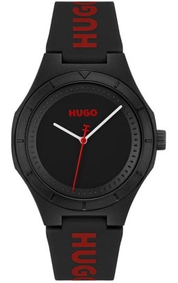 ZEGAREK MĘSKI HUGO LIT FOR HIM BLACK 1530343 + BOX