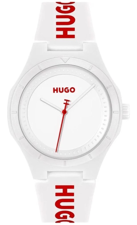 ZEGAREK MĘSKI HUGO LIT FOR HIM WHITE 1530345 + BOX ZEGAREK MĘSKI HUGO LIT FOR HIM WHITE 1530345 + BOX