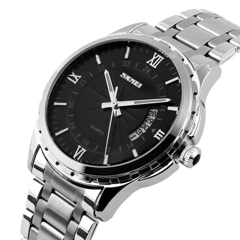 ZEGAREK MĘSKI SKMEI 9069SIBK + BOX ZEGAREK MĘSKI SKMEI 9069SIBK + BOX