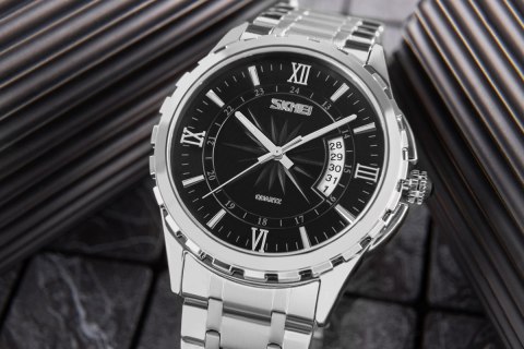 ZEGAREK MĘSKI SKMEI 9069SIBK + BOX ZEGAREK MĘSKI SKMEI 9069SIBK + BOX
