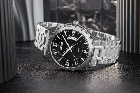 ZEGAREK MĘSKI SKMEI 9069SIBK + BOX ZEGAREK MĘSKI SKMEI 9069SIBK + BOX