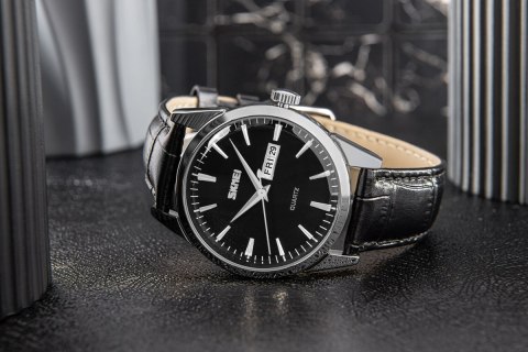 ZEGAREK MĘSKI SKMEI 9073SIBK-B + BOX ZEGAREK MĘSKI SKMEI 9073SIBK-B + BOX
