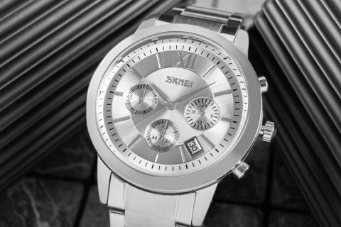 ZEGAREK MĘSKI SKMEI 9097SI + BOX ZEGAREK MĘSKI SKMEI 9097SI + BOX