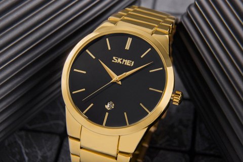 ZEGAREK MĘSKI SKMEI 9140GDBK + BOX ZEGAREK MĘSKI SKMEI 9140GDBK + BOX