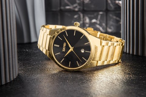 ZEGAREK MĘSKI SKMEI 9140GDBK + BOX ZEGAREK MĘSKI SKMEI 9140GDBK + BOX