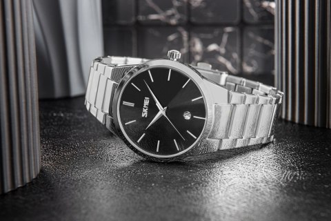 ZEGAREK MĘSKI SKMEI 9140SIBK + BOX ZEGAREK MĘSKI SKMEI 9140SIBK + BOX