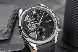 ZEGAREK MĘSKI TOMMY HILFIGER BAKER OPEN HEART 1710644 + BOX