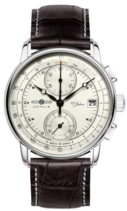 ZEGAREK MĘSKI ZEPPELIN 100 YAHRE CHRONOGRAPH 8670-1 + BOX
