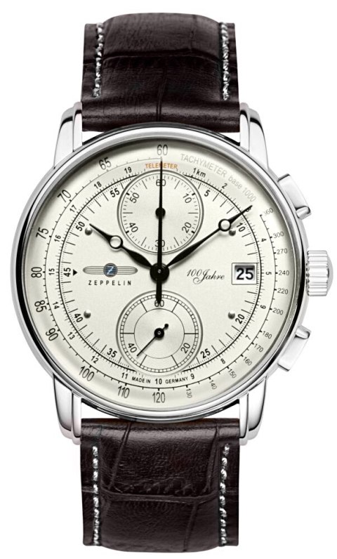 ZEGAREK MĘSKI ZEPPELIN 100 YAHRE CHRONOGRAPH 8670-1 + BOX ZEGAREK MĘSKI ZEPPELIN 100 YAHRE CHRONOGRAPH 8670-1 + BOX