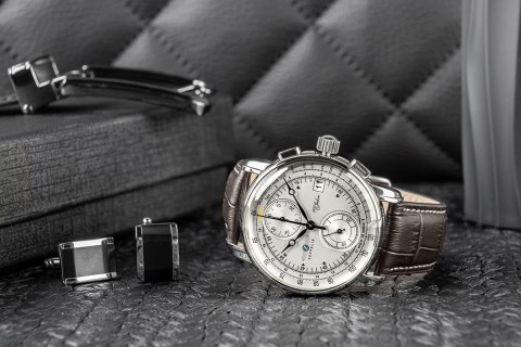 ZEGAREK MĘSKI ZEPPELIN 100 YAHRE CHRONOGRAPH 8670-1 + BOX ZEGAREK MĘSKI ZEPPELIN 100 YAHRE CHRONOGRAPH 8670-1 + BOX
