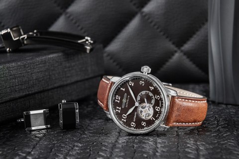 ZEGAREK MĘSKI ZEPPELIN LZ127 GRAF AUTOMATIC 7666-4 + BOX ZEGAREK MĘSKI ZEPPELIN LZ127 GRAF AUTOMATIC 7666-4 + BOX
