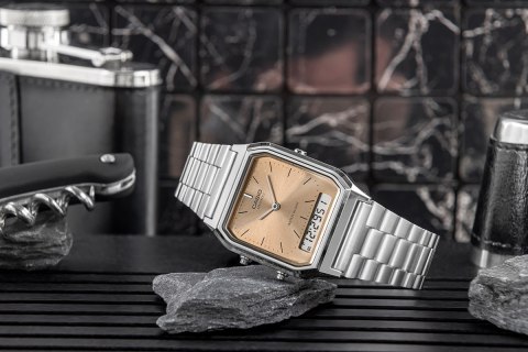 ZEGAREK CASIO AQ-230A-4AMQYDF + BOX ZEGAREK CASIO AQ-230A-4AMQYDF + BOX
