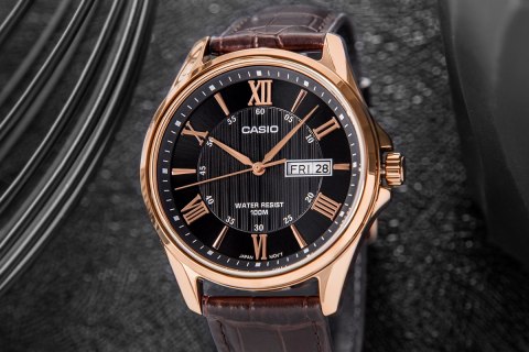 ZEGAREK MĘSKI CASIO MTP-1384L-1AVDF + BOX ZEGAREK MĘSKI CASIO MTP-1384L-1AVDF + BOX