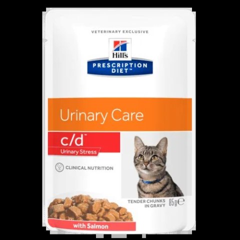 Hill's Prescription Diet c/d Urinary Stress Feline Salmon 85g Hill's Prescription Diet c/d Urinary Stress Feline Salmon 85g