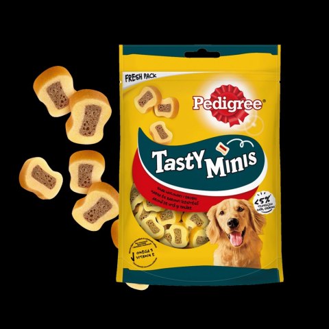 Pedigree Tasty Bites Chewy Slice Przysmak Dla Dorosłych Psów Z Wołowiną 155g Pedigree Tasty Bites Chewy Slice Przysmak Dla Dorosłych Psów Z Wołowiną 155g