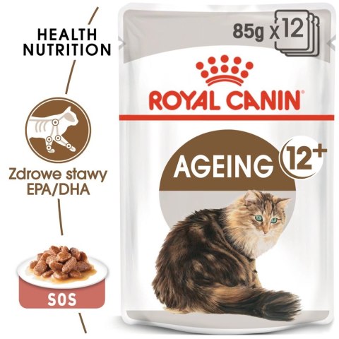 ROYAL CANIN Ageing +12 Sauce 12x85g ROYAL CANIN Ageing +12 Sauce 12x85g